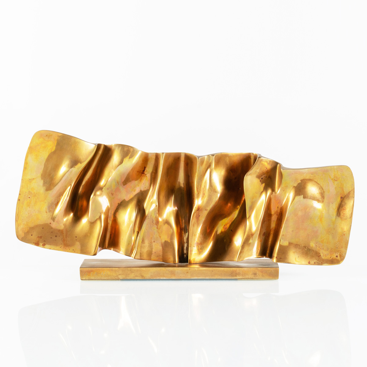 POMODORO G., Piccola Folla B, 1964, bronzo, cm 15×36, 6 es